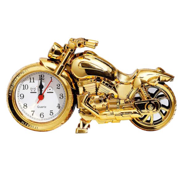 Päivittäiset tarpeet herätyskello uusi tyyli moottoripyörä herätyskello muoti persoonallisuus luova herätyskello opiskelija sänky kello koti kultainen golden