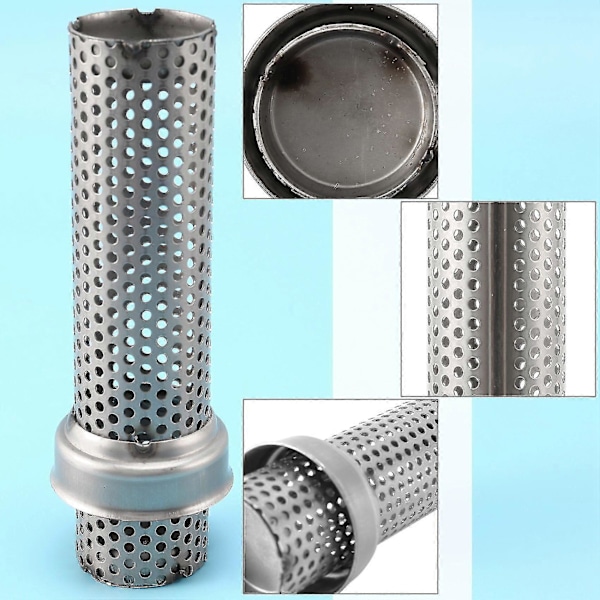 51mm Universal Motorcykel Udstødningspotte Db Killer - Støjreduktion Mesh Db Killer - Lang