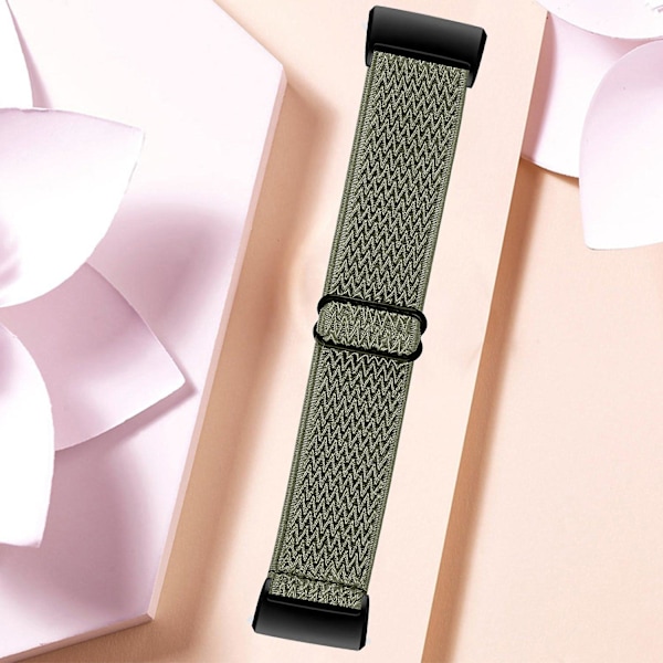 Joustava kellon ranneke Fitbit Charge 3/3 SE/4 -kelloon, säädettävä ranneke mustalla liittimellä Turquoise Style E Fitbit Charge 3