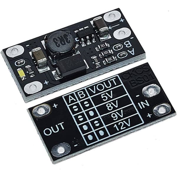 10 stk. Mini DC-DC Boost Converter Modul 3,7V til 12V Regulator Strømforsyningsmodul
