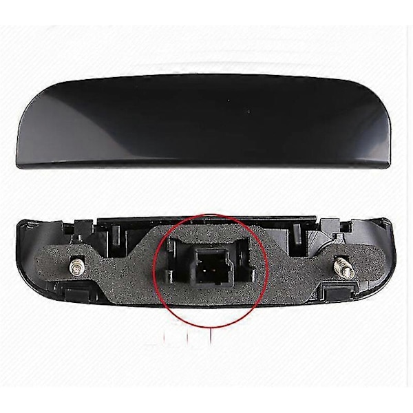 Svart Lämplig För Peugeot 307 Bagagelucka Strömbrytare Handtag Bagagelucka Draghandtag Spänne (Endast Snäppfäste)