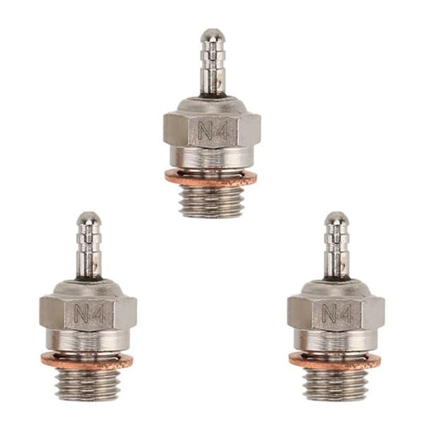 3x N4 glødeplugger tennplugger for 1/10 HPI RC bilbåt