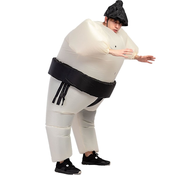 Wrestlardräkt Vuxna Uppblåsbar Sumodräkt Uppblåsbar Halloweendräkt Halloweendräkt För Vuxna One Size