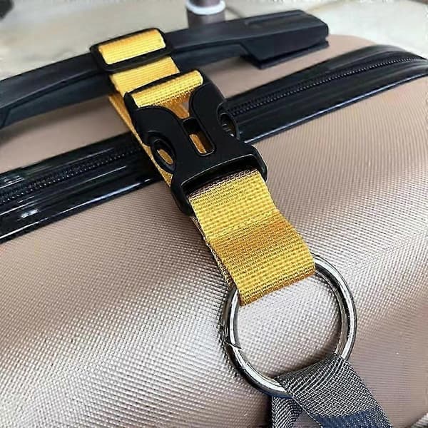 Kraftiga bagageremmar för jackor och väskor, handbagagerem med grepp - Grå