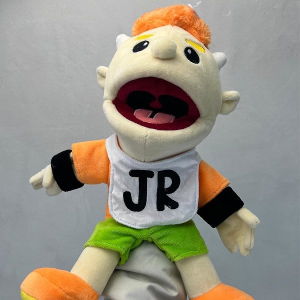 Jeffy Dockteater Plyschleksak, Jeffy Dockteater Liten Leksak, Rolig Buskis Dockteaterleksak Med Rörlig Mun, För Barn Pojkar Flickor Rollspel Junior 50CM
