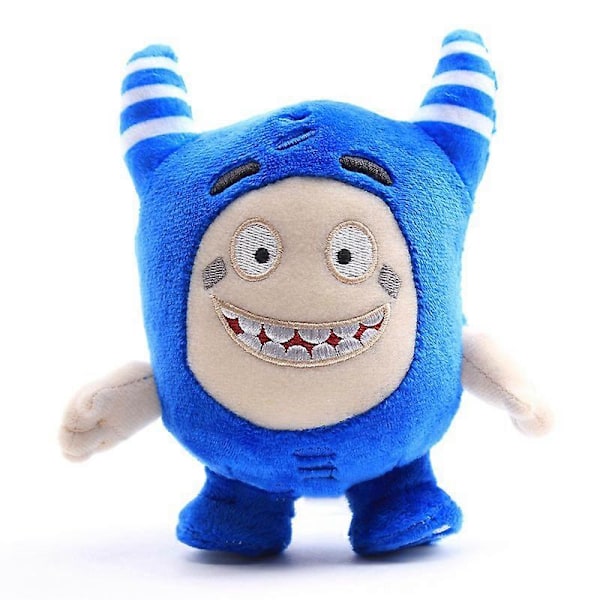 Oddbods Pehmolelut Pehmeät Söpöt Animaatio Täytetyt Lelu Nuket Minihahmot Pojille Tytöille Uusi Blue 18cm
