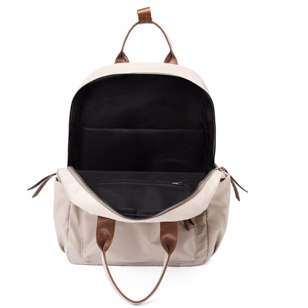 Ny Dam Casual Nylon Ryggsäck Mode Enkel Rese Laptopväska black