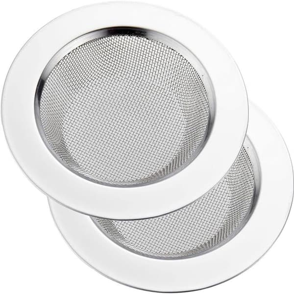 Kjøkken-/baderomsvasksil - 2 stk, rustfritt stål, 11,5 cm - Egnet for servanter og vasker
