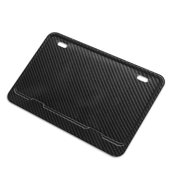Motorcykel Nummerplåtsram för Främre Bakre Nummerplåtshållare Carbon pattern Solid