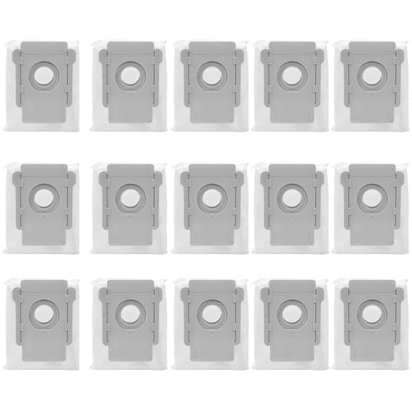 15-pack dammsugarpåsar för IRobot Roomba I7 I7+/Plus S9+ (9550) Auto Clean Base smutsavfallspåsar dammsugartillbehör
