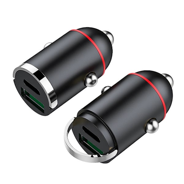 1 Sett 100W Universal Billader Snap Pull Ring Dobbel USB Billader Socket Biltilbehør C