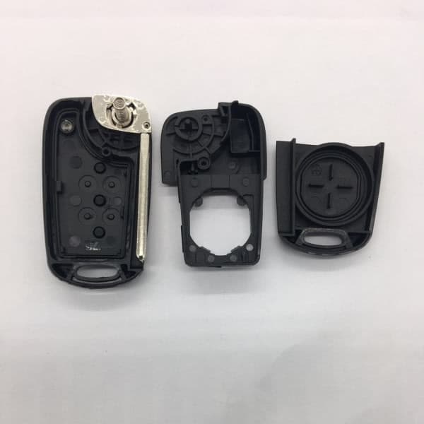 Foldbar Bilnøgle Etui til HYUNDAI Kia Sort Sort