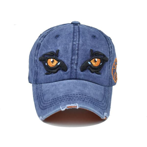 Broderte baseballcaps Hidden green adjustable