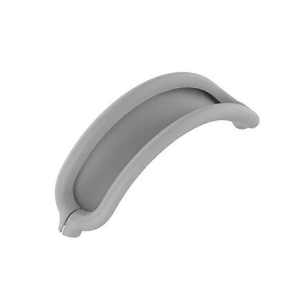 Bærbar Anti-ripe Slitesterk Silikon Hodetelefoner Hodebåndpute for AirPods Max JIKAIX Light Grey