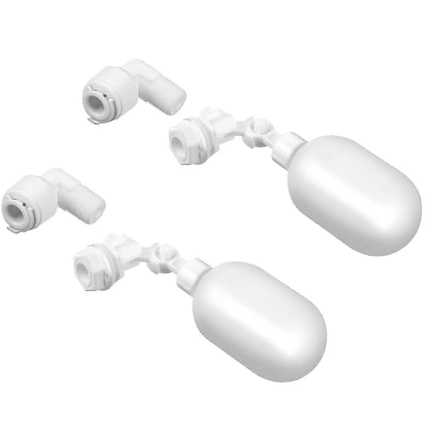 Vannfilter Flyteventil 1/4 Tommers Justerbar Flyteventil Plast Vanntank Flyteventiler