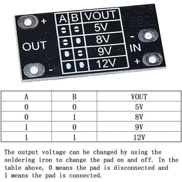 10 stk. Mini DC-DC Boost Converter Modul 3,7V til 12V Regulator Strømforsyningsmodul