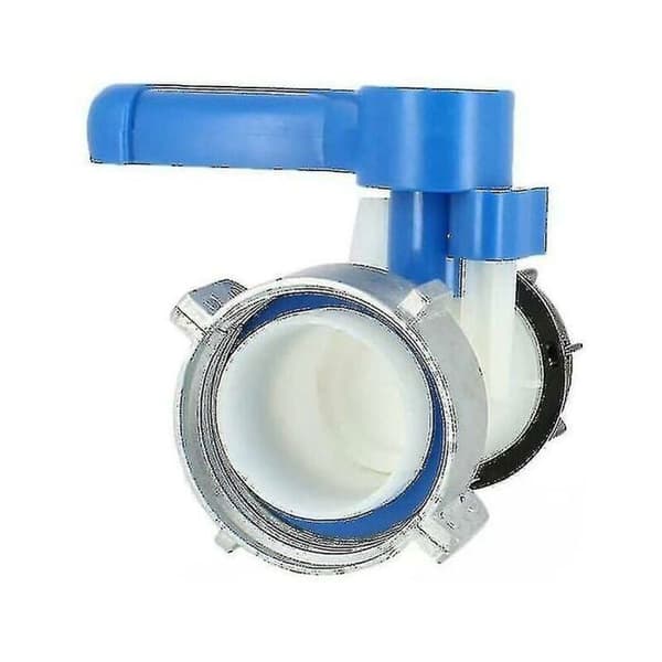 IBC 1000L Tankventil DN50 75mm Adapter Afløbsfitting Sommerfugleforbinder Industritank