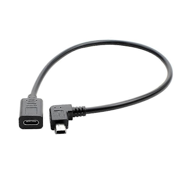 USB C til Mini USB 2.0 Adapter Type C Hunn til Mini USB Hann Adapterkabel