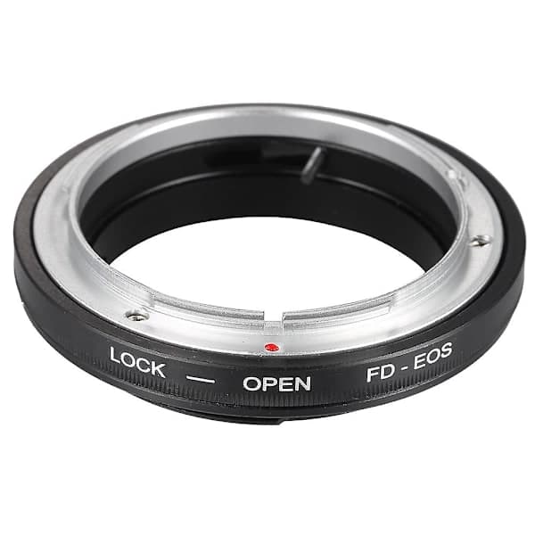 FD-EOS objektivmonteringsadapterring til Canon FD-objektiver til EOS-objektiver