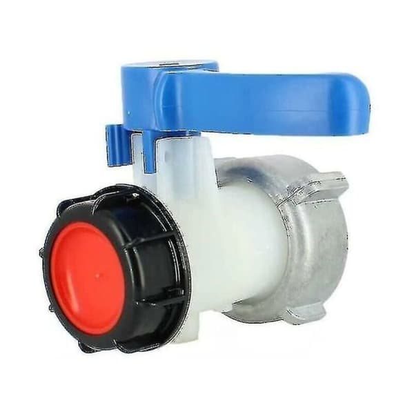 IBC 1000L Tankventil DN50 75mm Adapter Afløbsfitting Sommerfugleforbinder Industritank