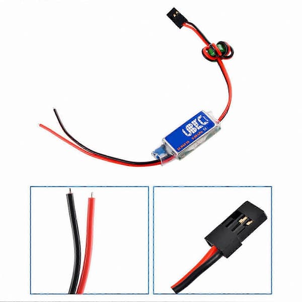 5V/6V justerbar BEC-regulator 3A UBEC Step-down-modul til 2-6S Lipo Anti-interferens koblingsstrømforsyning