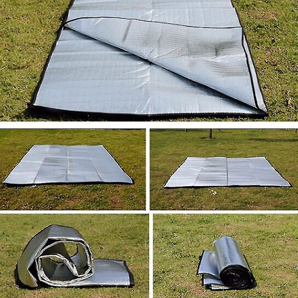 Sammenleggbar Camping Skum Sovematte For Termisk Isolasjon Aluminium Isolerende Matte