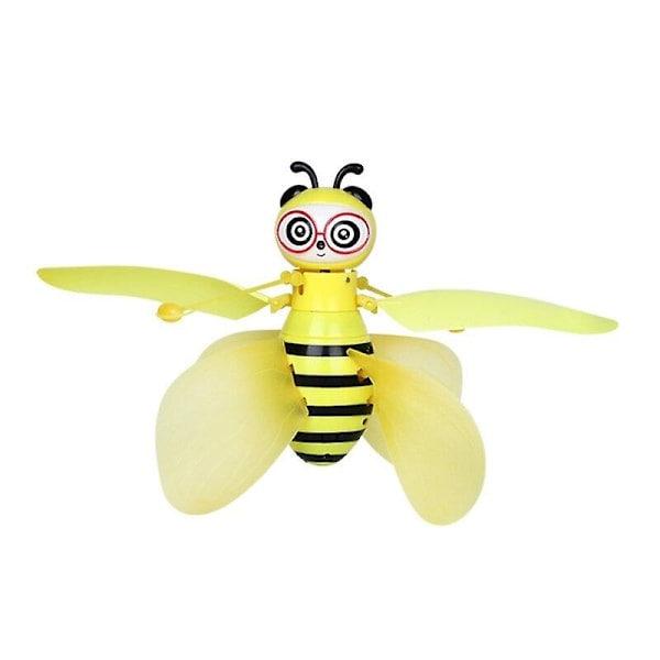 Little Bee Flying Vehicle Airplane Gesture Control Vehicle Flying Helicopter Lights Children's Toys Birthday Gift Christmas Robot Toys