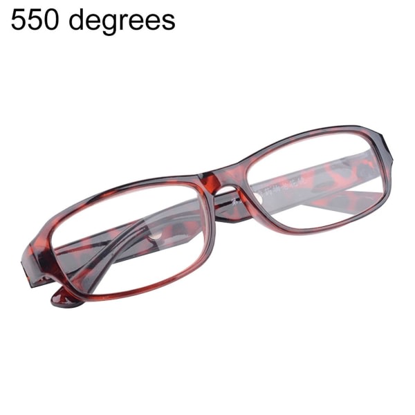 Läsglasögon +4,5 +5,0 +5,5 +6,0 grader Optisk lins Glasögon Glasögon qd best Red 5.5