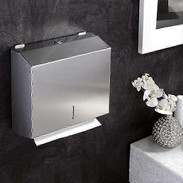 304 Rustfrit stål vægmonteret toiletpapirholder-LG