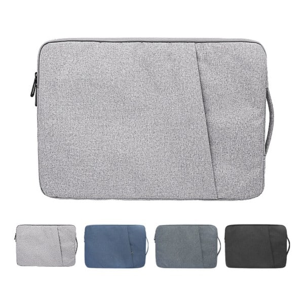 Laptopveske Vanntett Notebookveske 13.3 14 15 15.6 Tommer for iPad for Macbook Air Pro Laptopveske Datamaskin Dokumentmappe Romgrå 13.3 Tommer Space gray 13.3 inches