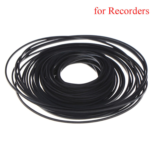 4-13cm/45-130mm Blandet Firkantet Kassettebånd Drev Cd Dvd Optager Gummirem 2