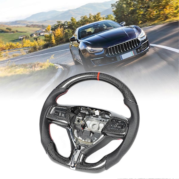 Kolfiber Ratt Perforerat Läder Ersättning För Maserati Ghibli M157 Quattroporte M156 Levante M161 20142023