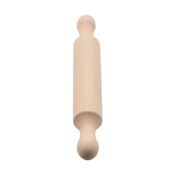 20 Stykker Mini Kagerulle i Træ 15 cm Lang Køkken Bagerulle Lille Dejrulle i Træ
