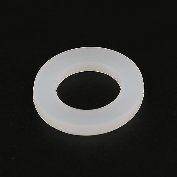 Hvid 1 tomme 3 mm silikone O-ring flad pakningstætning