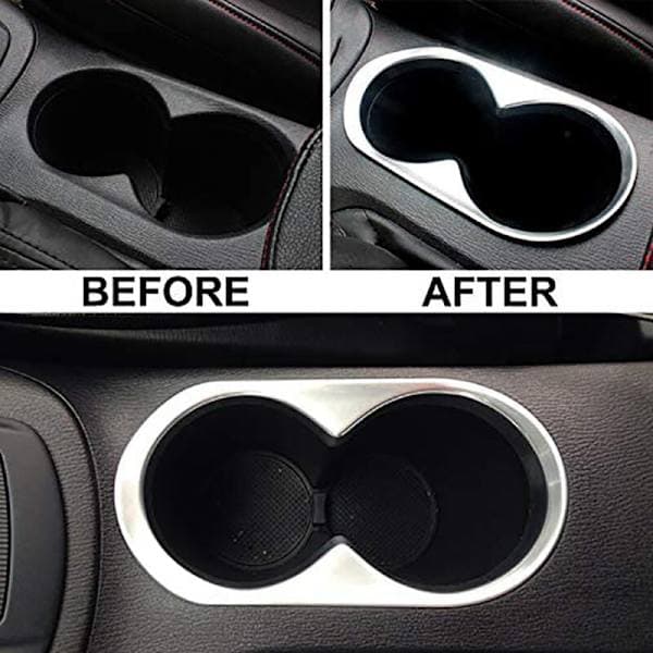 For -5 Cx5 2012 2013 2014 Bil Midtkonsoll Panel Kopp Drikkeholder Deksel Ramme Støping Dekor Tilbehør
