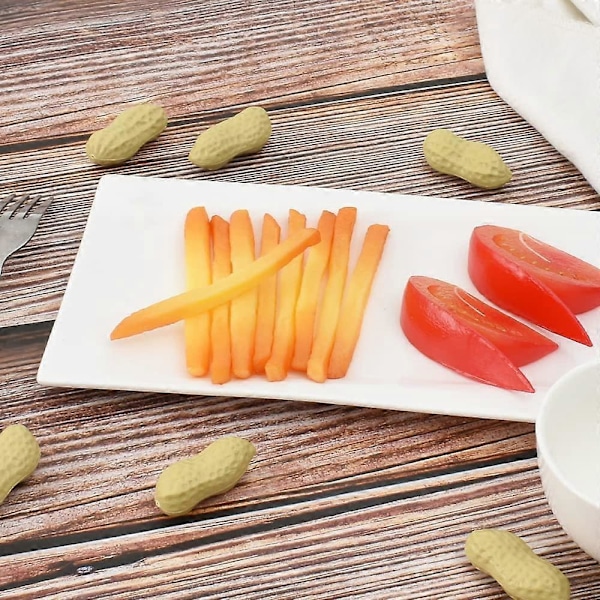 10 stk. Realistiske falske pommes frites Livaktig simulering Pommes frites Rekvisitter Pommes frites Displaymodell