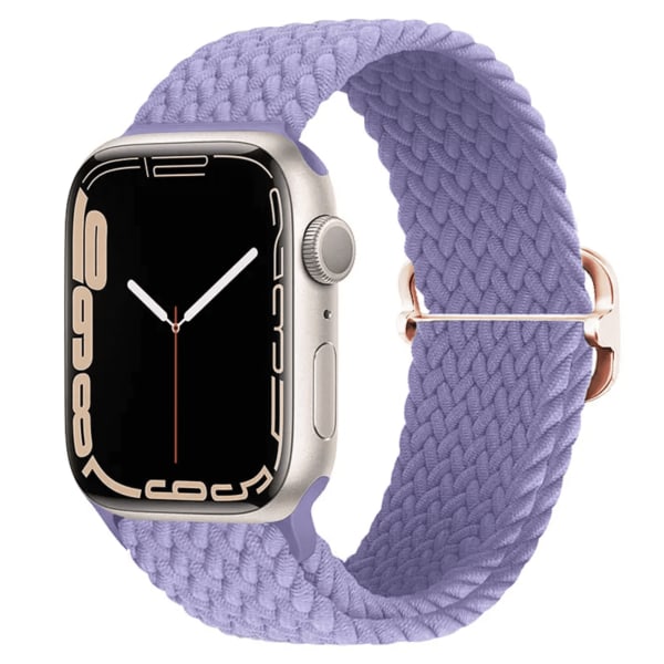 Apple Watch Armbånd Flettet 42mm / 44mm / 45mm / 49mm - Elastisk Armbånd Pink