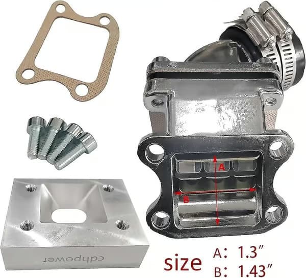 48cc/66cc/80cc Dio Reedventil-kit - Reedventil-kit - Bensindriven cykelmotor-kit