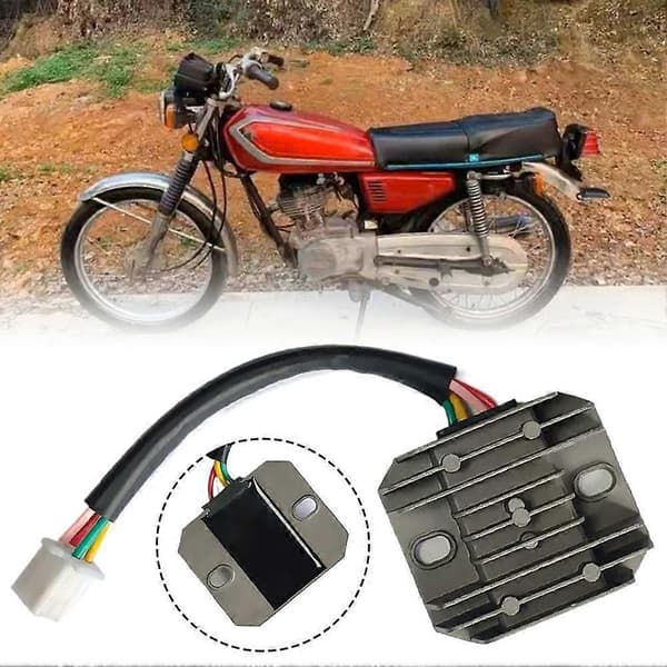 4 Ledninger Spændingsregulator Ensretter Til Honda CG125 150CC Motorcykel Basic