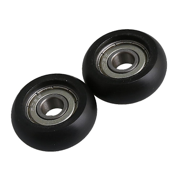 4 Sett Svart Lagerstål Guide Trinse Hjul Kulelager 8x32x12mm