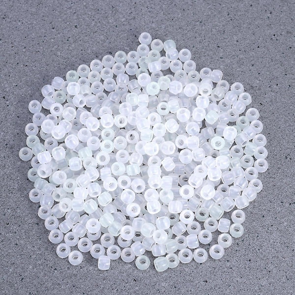 250 st Flerfärgade UV-pärlor i plast, klara pärlor som magiskt ändrar färg, UV-reaktiva ponnypärlor för smyckestillverkning