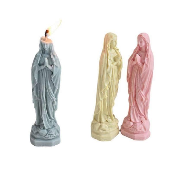 Jomfru Maria Lys Silikoneform 3D Form til Sæbe, Bruges til DIY Håndlavet Form