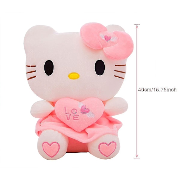 Hello Kitty Plyschdocka Mjuk Leksak Fylld Söt Cartoonjapansk Barnanime-XH 55cm