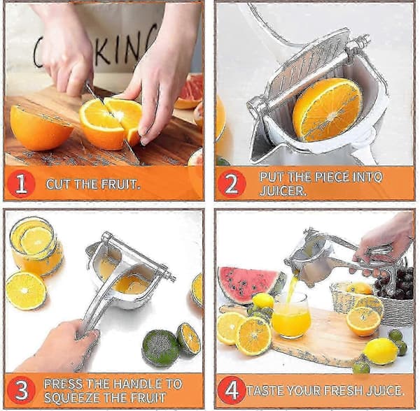 2026 Citronpresser, saftpresser-manuel juicer, citronpresser, cocktailjuicer