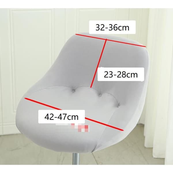 Töjbara tryckta barstolöverdrag - 2, standard, böjt ryggstöd, matrumsskydd, A4 elastisk, möbelöverdrag