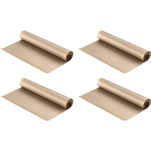 Ekstra stor permanent bakeplate (sett med 4) for grilling og baking - 40x60 cm, kan kuttes til - Plate