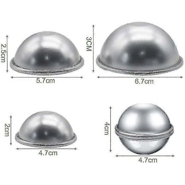 Badebombeform, Badebombeform, 18 stk. Badebombeformsæt