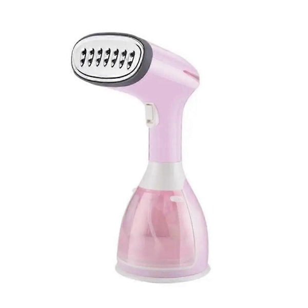 Håndholdt steamer for klær Klesdamper Strykejern Fjerner rynker for hjemmebruk pink EU plug