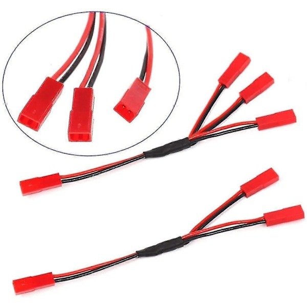 6st Jst Splitter Jst Hane Hona Y-Kabel Rc Jst Y-Adapter Parallell Kabelhärva Jst