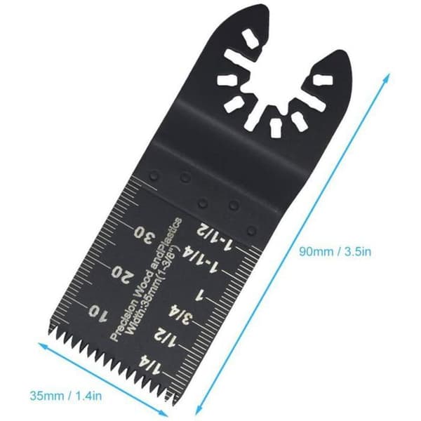 20-pack universella oscillerande sågblad, professionella snabbfästande oscillerande sågblad 35/45 mm